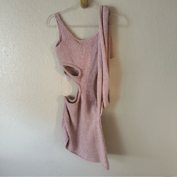 New Asta Allegra mini cutout dress pink size XS - Picture 10 of 16